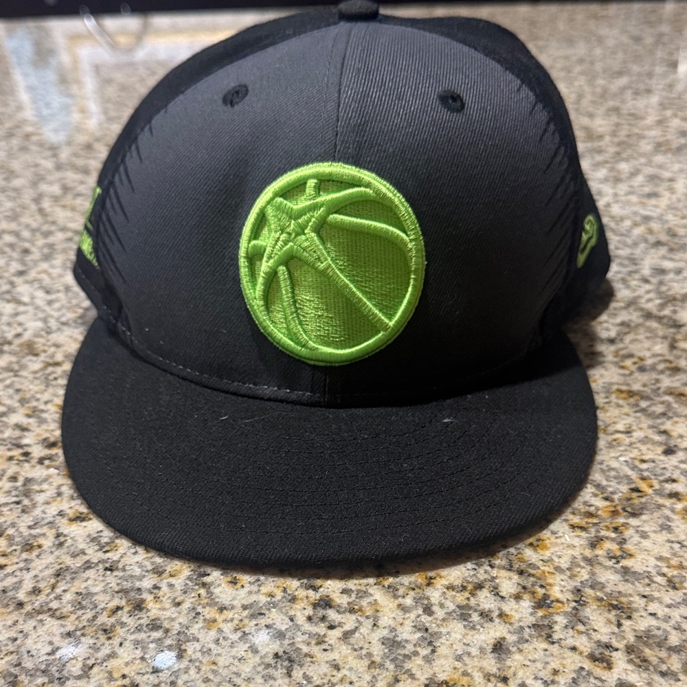Black and Green Minnesota Timberwolves SnapBack